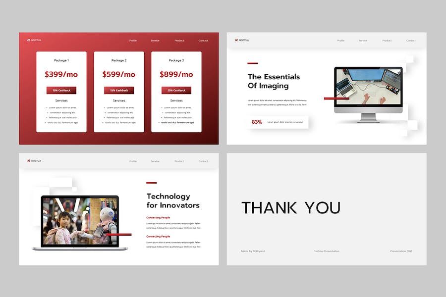 科技产品工具展示方案PPT模板 - PPT派