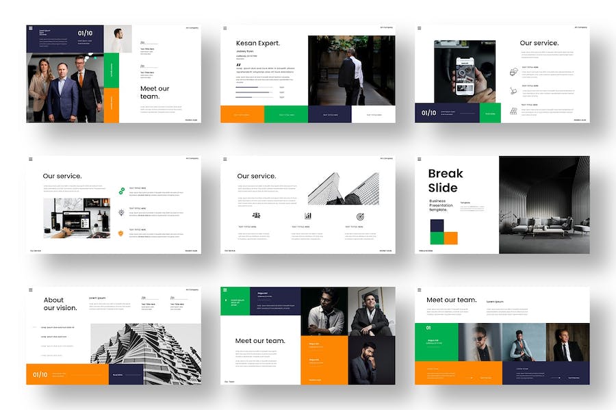商务企业管理运营方案PPT模板 - PPT派