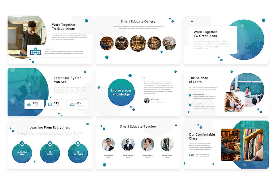 学术研究教育培训方案PPT模板 - PPT派