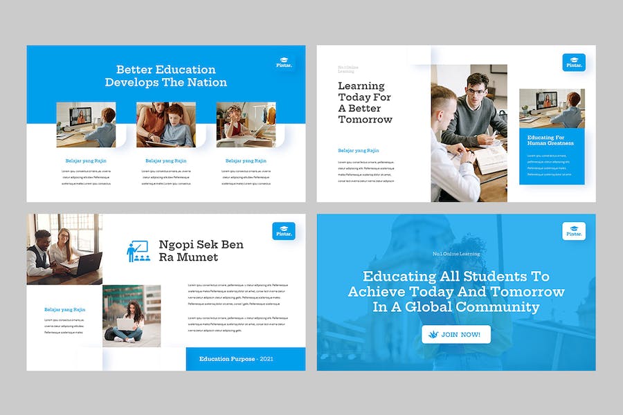 教育培训教学课程展示Keynote模板 - PPT派