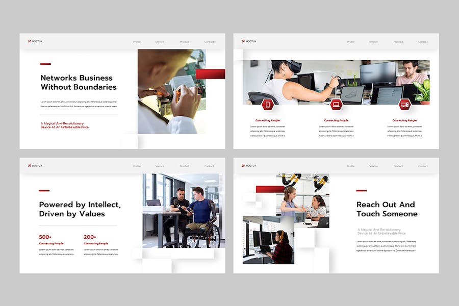 科技产品工具展示方案PPT模板 - PPT派