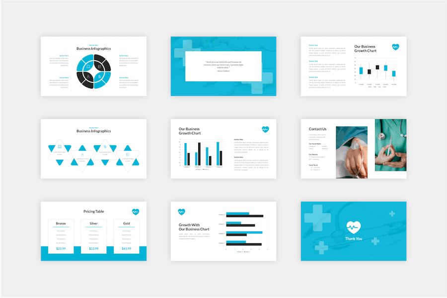 医疗健康讲述展示方案Keynote模板 - PPT派