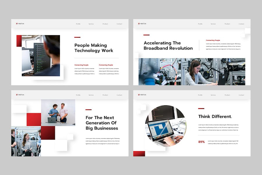 科技产品工具展示方案PPT模板 - PPT派