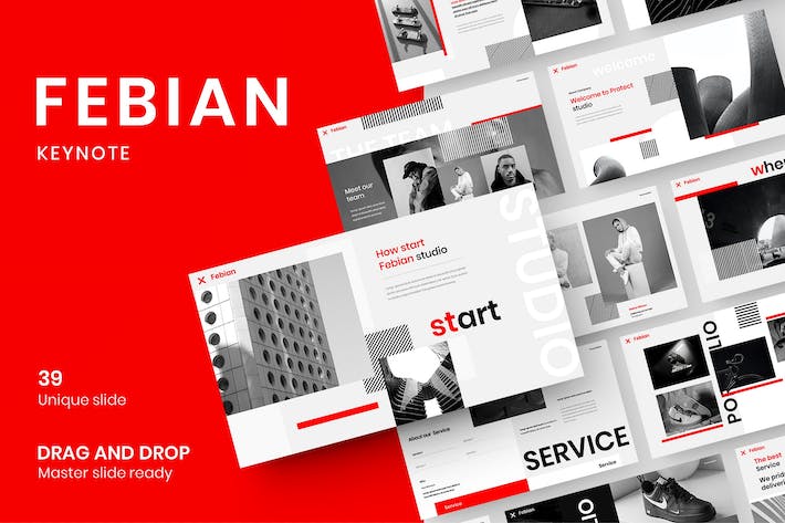 商业企业宣传推广营销展示Keynote模板 - PPT派