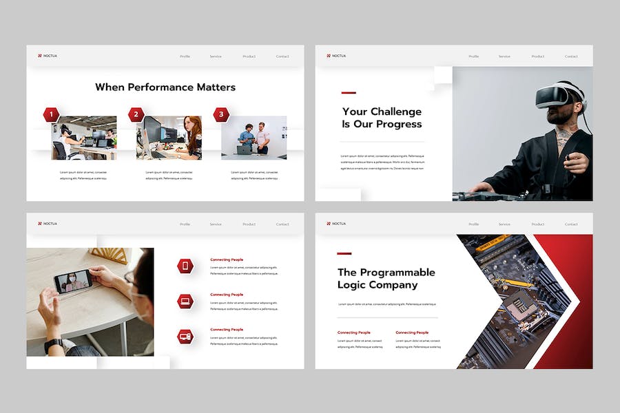 科技产品工具展示方案PPT模板 - PPT派