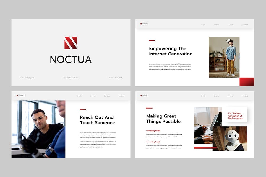 科技产品工具展示方案PPT模板 - PPT派