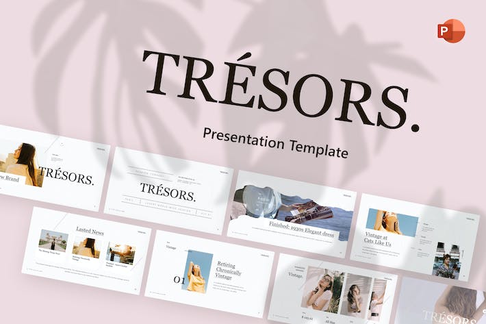 Tresors-时尚-PowerPoint-模板- PPT派