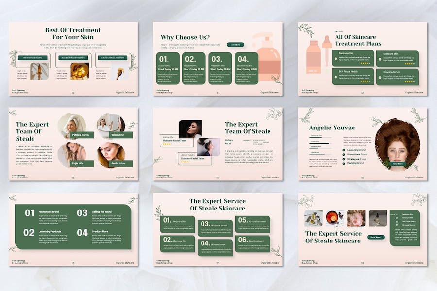 护肤品品牌推广营销方案Keynote模板 - PPT派