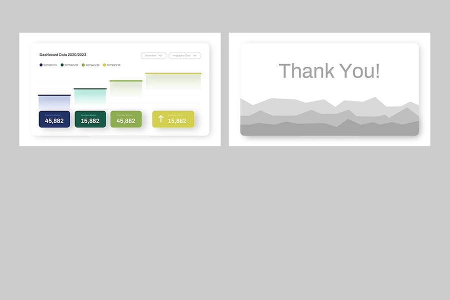仪表板数据监控展示PPT模板 - PPT派
