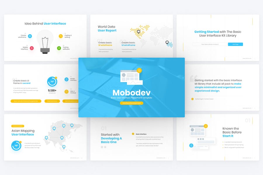 Mobodev-用户界面-主旨-模板 - PPT派