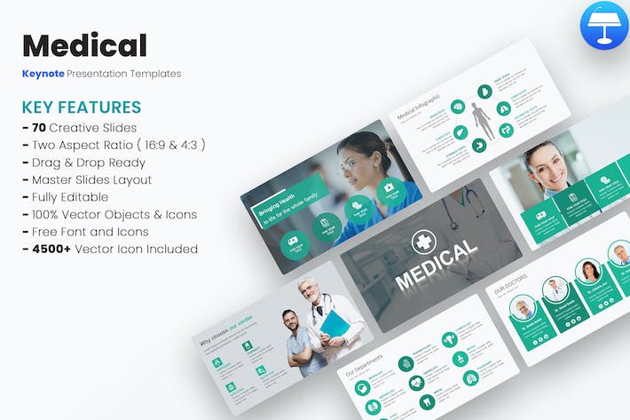 医疗诊疗专业讲座Keynote模板 - PPT派