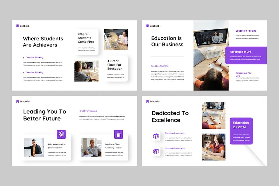 学校教育培训课程宣传招生Keynote模板 - PPT派