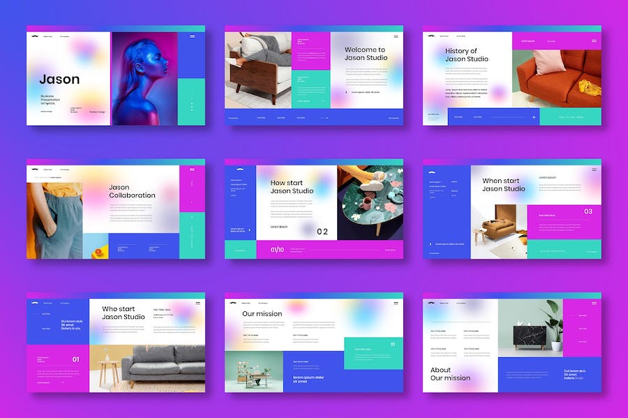 创意商务产品推广方案PPT模板 - PPT派