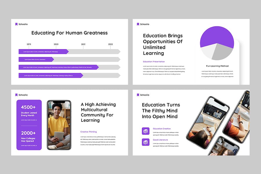 学校教育培训课程宣传招生Keynote模板 - PPT派