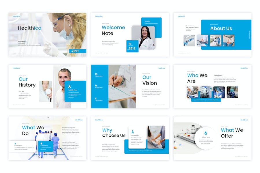 健康医疗咨询服务Keynote模板 - PPT派