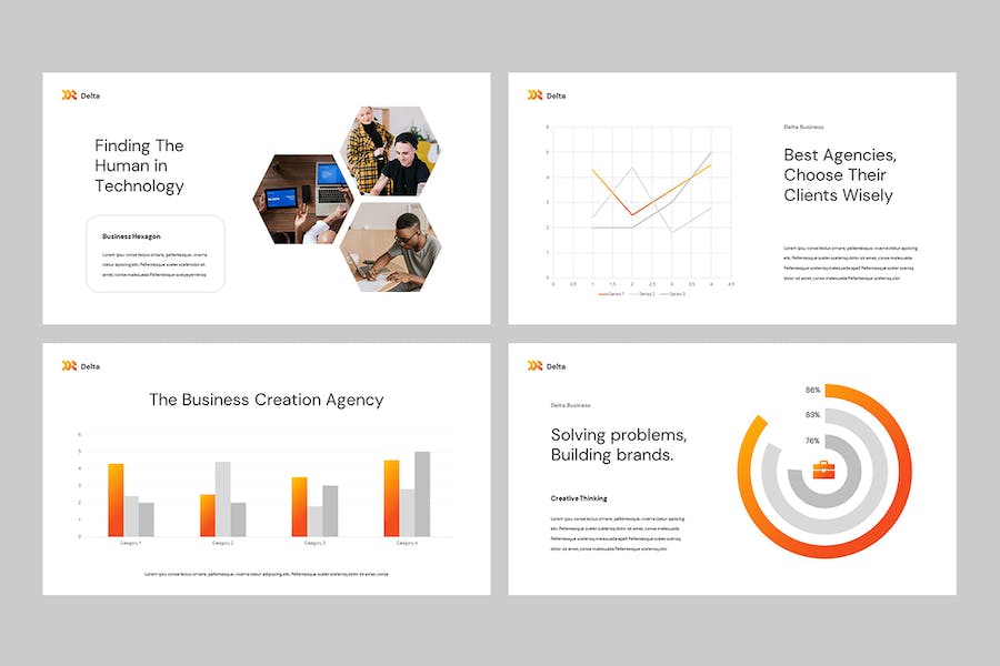 欧美风格商业路演融资计划PPT模板 - PPT派
