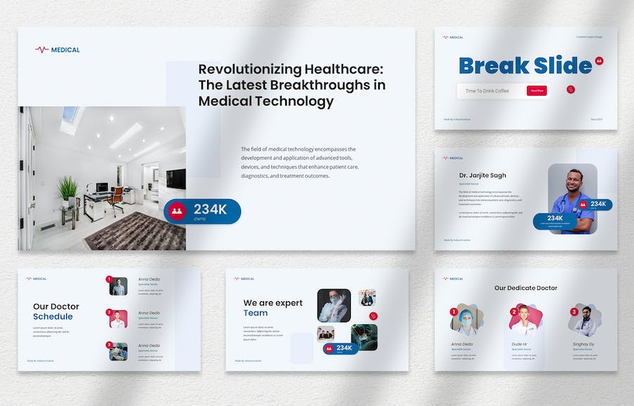 医疗保健服务介绍推介PPT模板 - PPT派