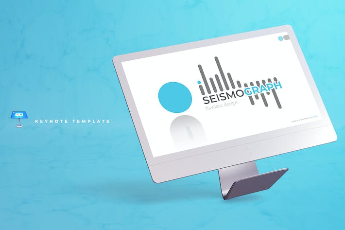 地震仪科学监测学术报告Keynote模板 - PPT派