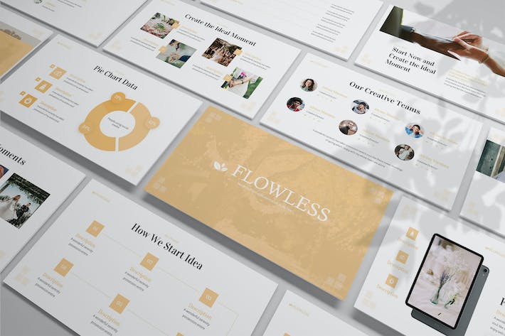 婚礼策划服务方案展示PPT模板 - PPT派