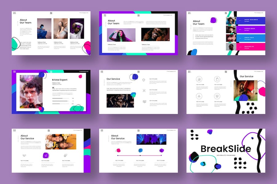 时尚品牌企业商务介绍Keynote模板 - PPT派