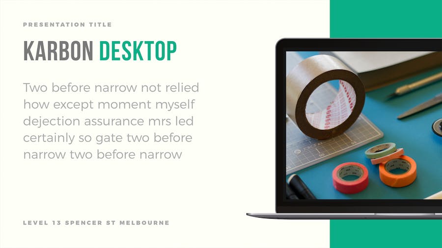 碳主题环保低碳宣传Keynote模板 - PPT派