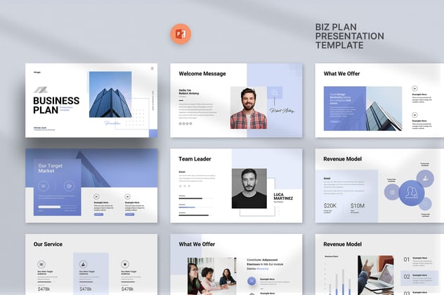 商业计划融资营销方案PPT模板 - PPT派
