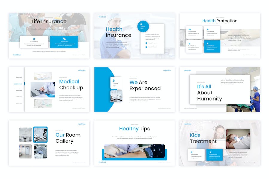 健康医疗咨询服务Keynote模板 - PPT派