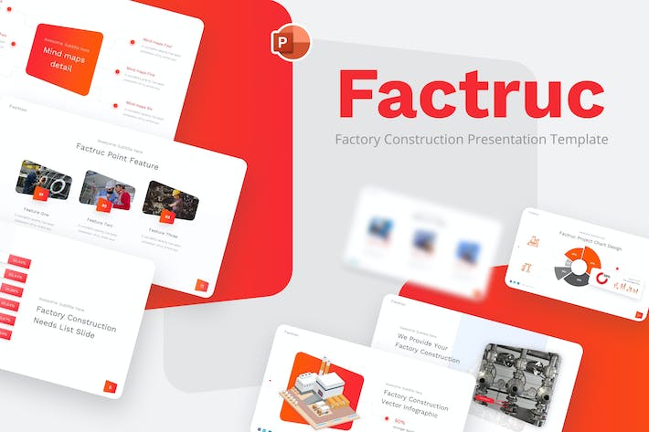 Factruc-factory-construction-powerpoint-template - PPT派