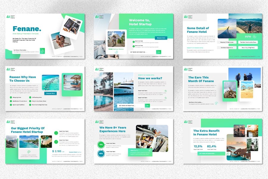 酒店行业创业方案讲述展示Keynote模板 - PPT派