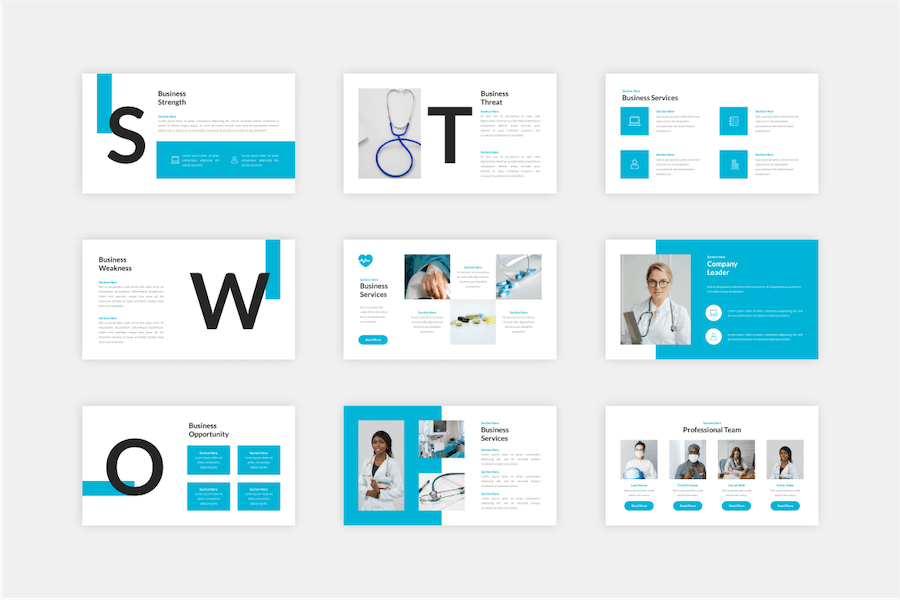 医疗健康讲述展示方案Keynote模板 - PPT派
