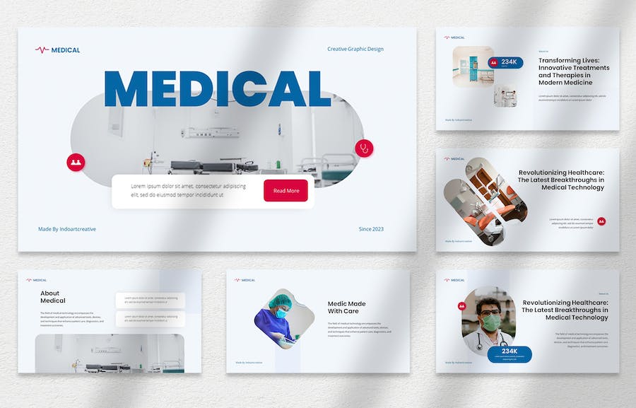 医疗保健服务介绍推介PPT模板 - PPT派