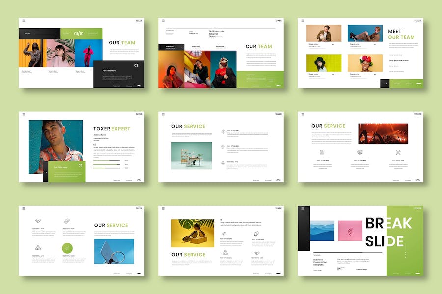 商业品牌展示方案市场推介PPT模板 - PPT派