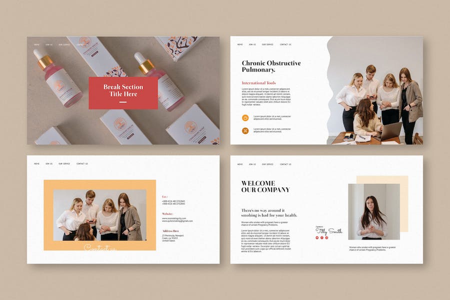 戒烟健康宣传教育推广PPT模板 - PPT派