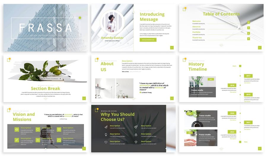 极简商务企业品牌推介创意设计展示方案PPT模板 - PPT派