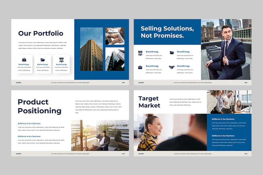 企业领导者业务推介Keynote演示模板 - PPT派