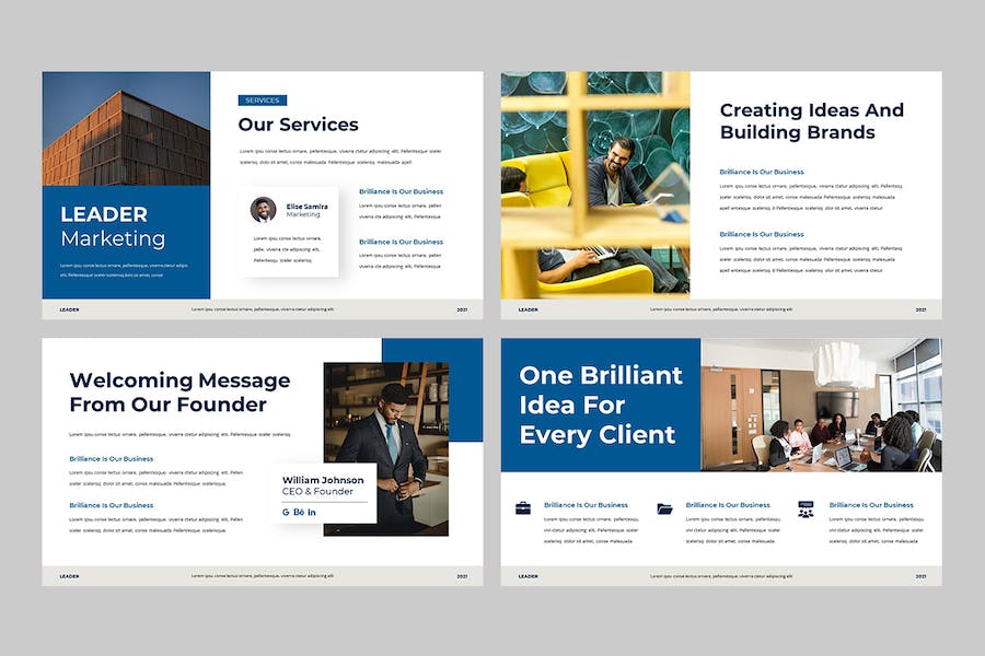 企业领导者业务推介Keynote演示模板 - PPT派