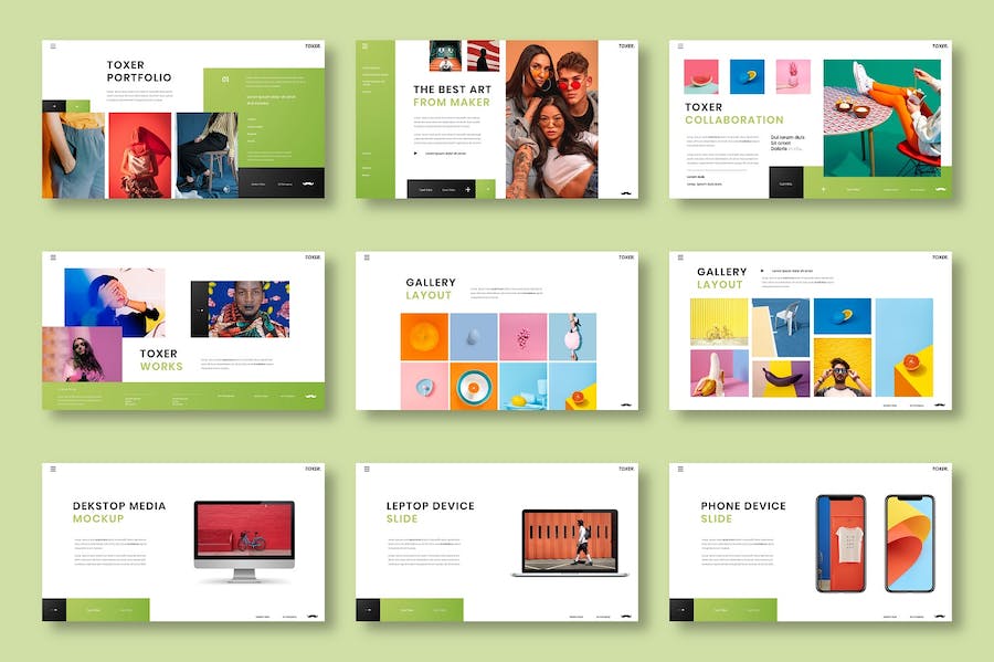 商业品牌展示方案市场推介PPT模板 - PPT派