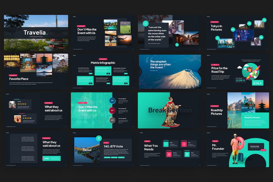 Travelia-现代-PowerPoint-模板 - PPT派