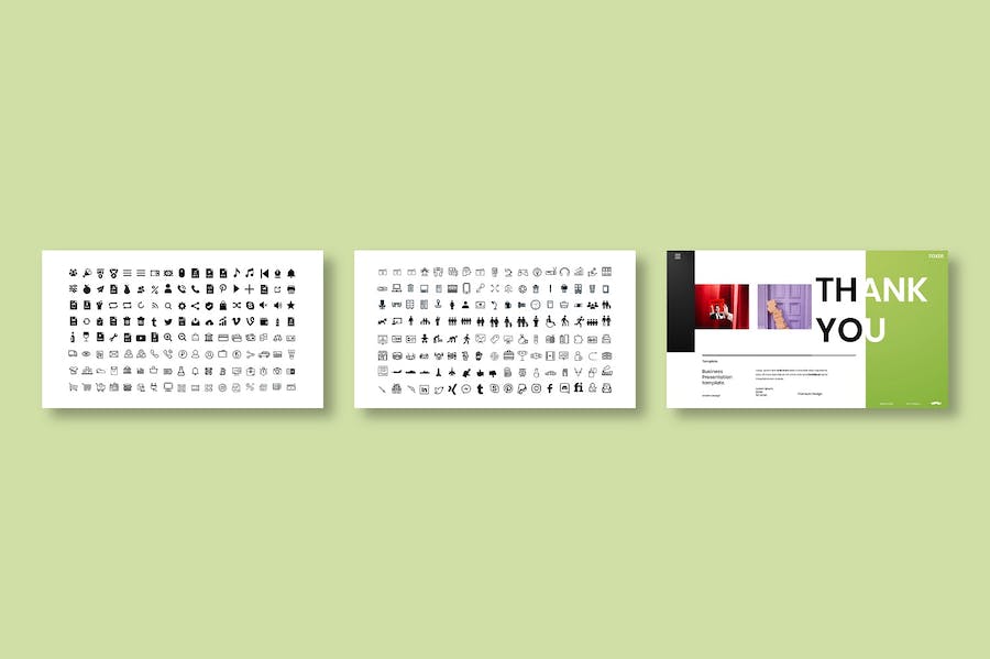 商业品牌展示方案市场推介PPT模板 - PPT派