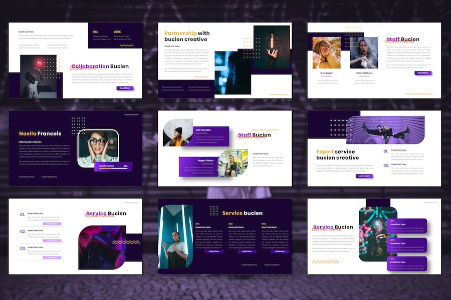 创意设计作品品牌展示Keynote模板 - PPT派