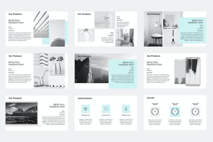 年度财务业绩报告Keynote模板 - PPT派