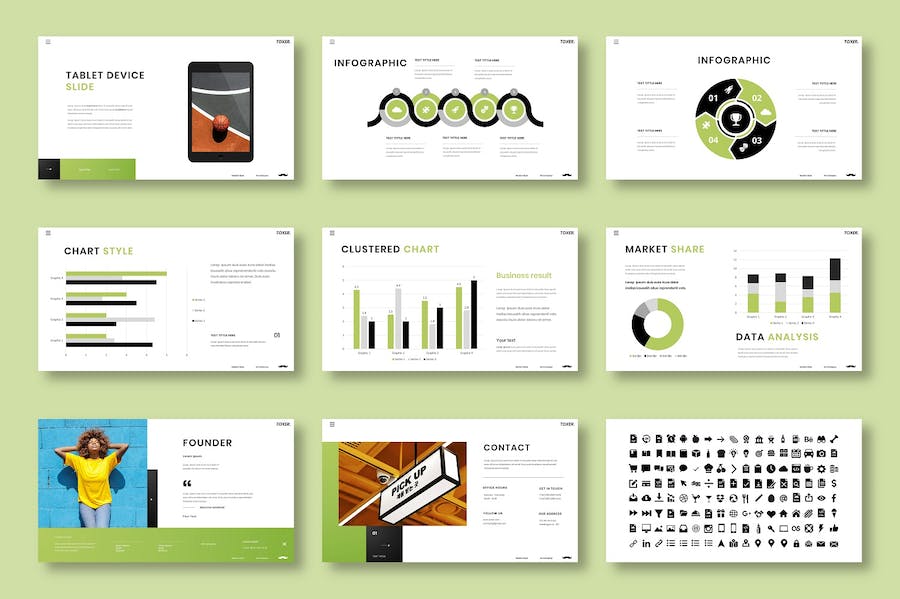 商业品牌展示方案市场推介PPT模板 - PPT派