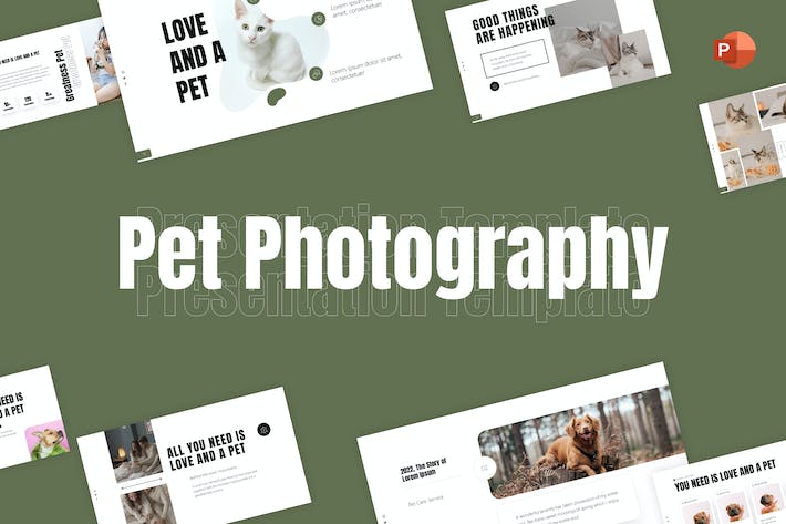 Pet-photography-minimalist-powerpoint-template - PPT派