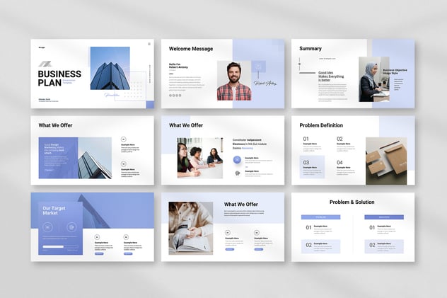 商业计划融资营销方案PPT模板 - PPT派