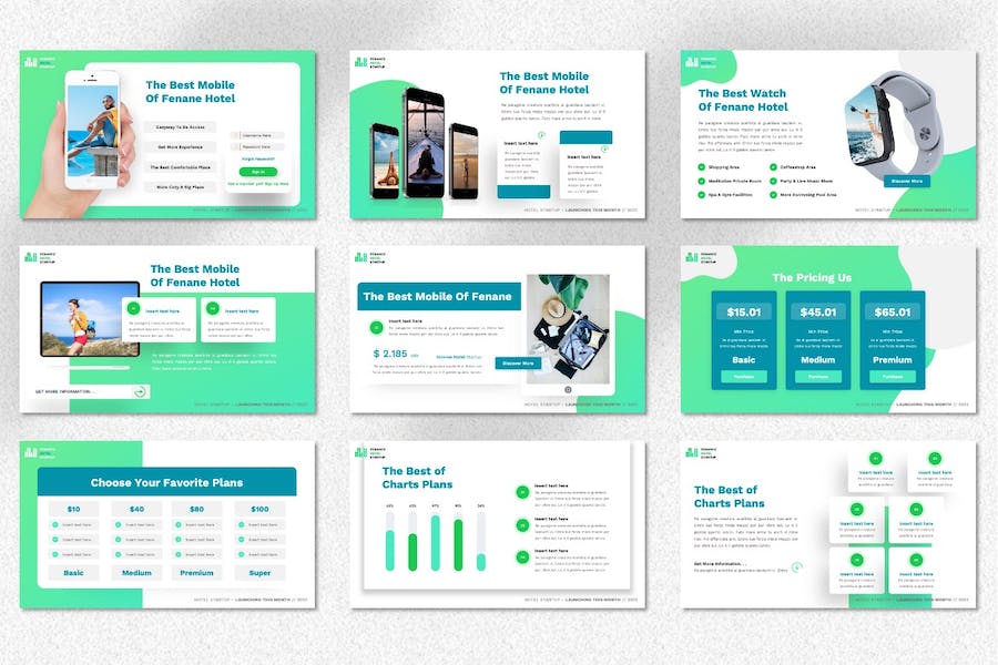 酒店行业创业方案讲述展示Keynote模板 - PPT派