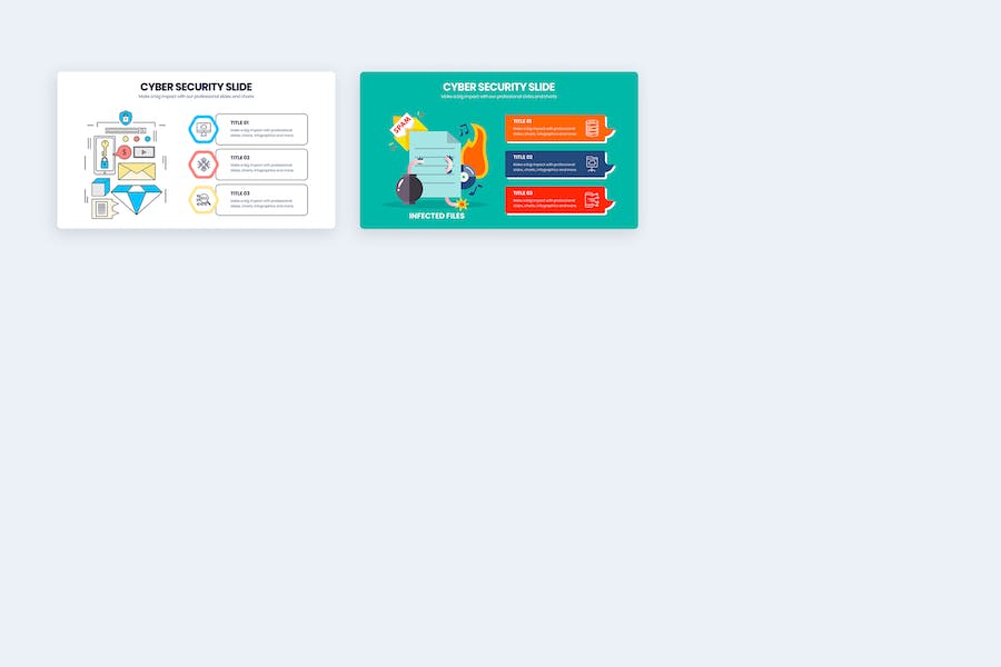 商务网络安全防护主题演讲Keynote模板 - PPT派