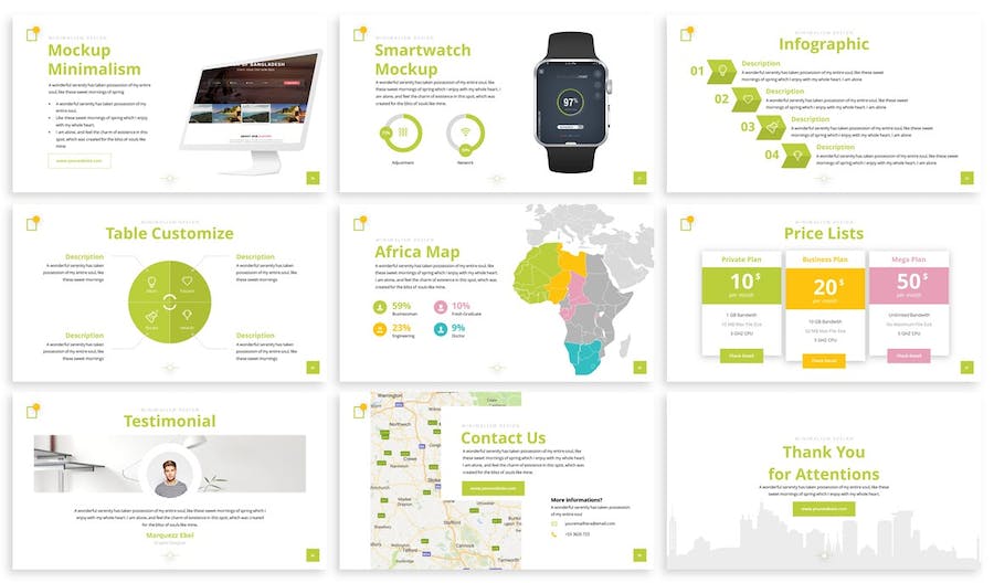 极简商务企业品牌推介创意设计展示方案PPT模板 - PPT派