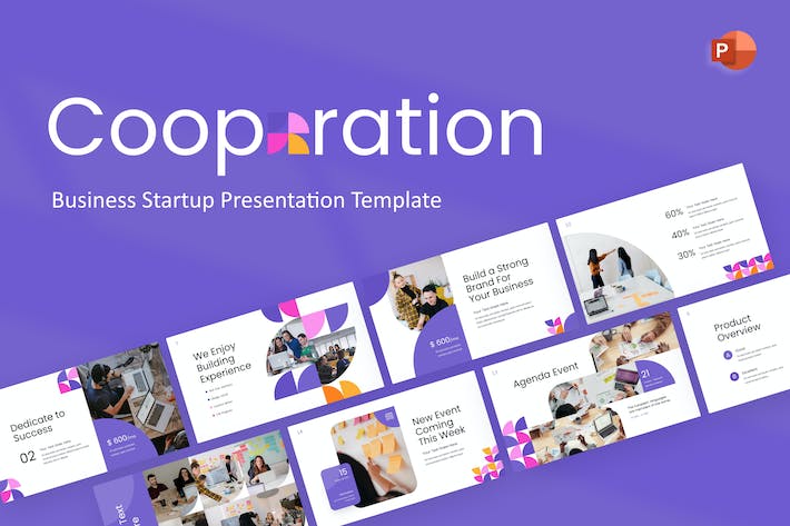 Cooperation-business-startup-powerpoint-template - PPT派