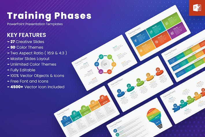 培训课程阶段规划PPT模板 - PPT派