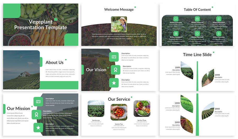 农业种植讲述展示生产管理运营PPT模板 - PPT派